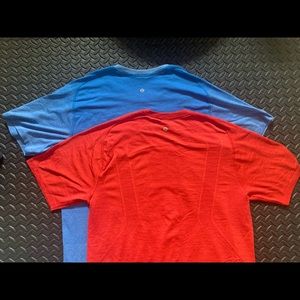 Men’s medium lululemon performance shirts